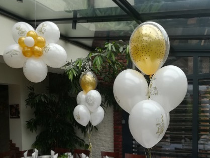 Balony z helem na komunię - Gaspar Dzierżoniów