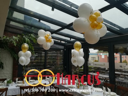Balony z helem na komunię - Restauracja Gaspar Dzierżoniów