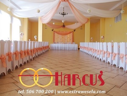 Dekoracja sali weselnej - Dom Weselny Makowice